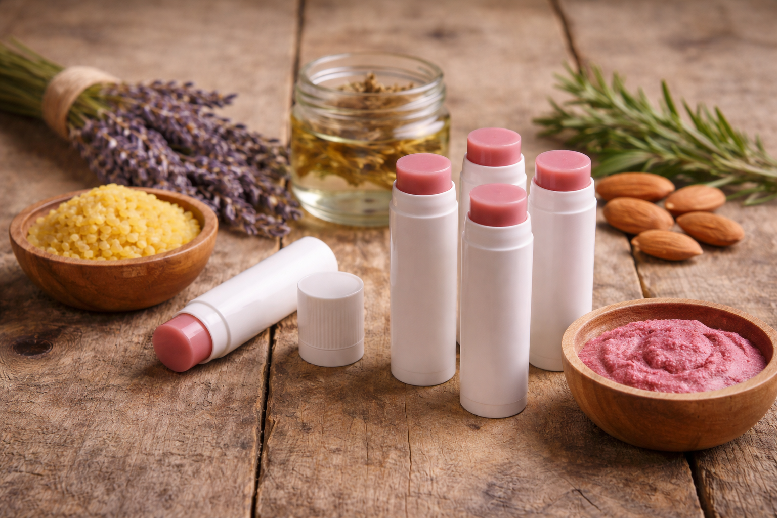 How I Improved My Homemade Lip Balm (Using Castor Oil and Mineral Tint)