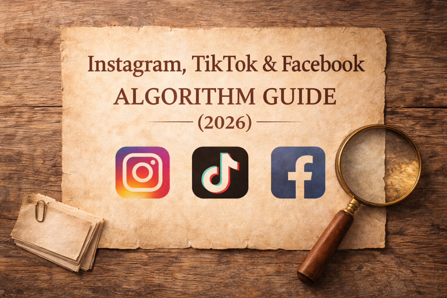 Instagram, TikTok & Facebook Algorithm Guide (2026)
