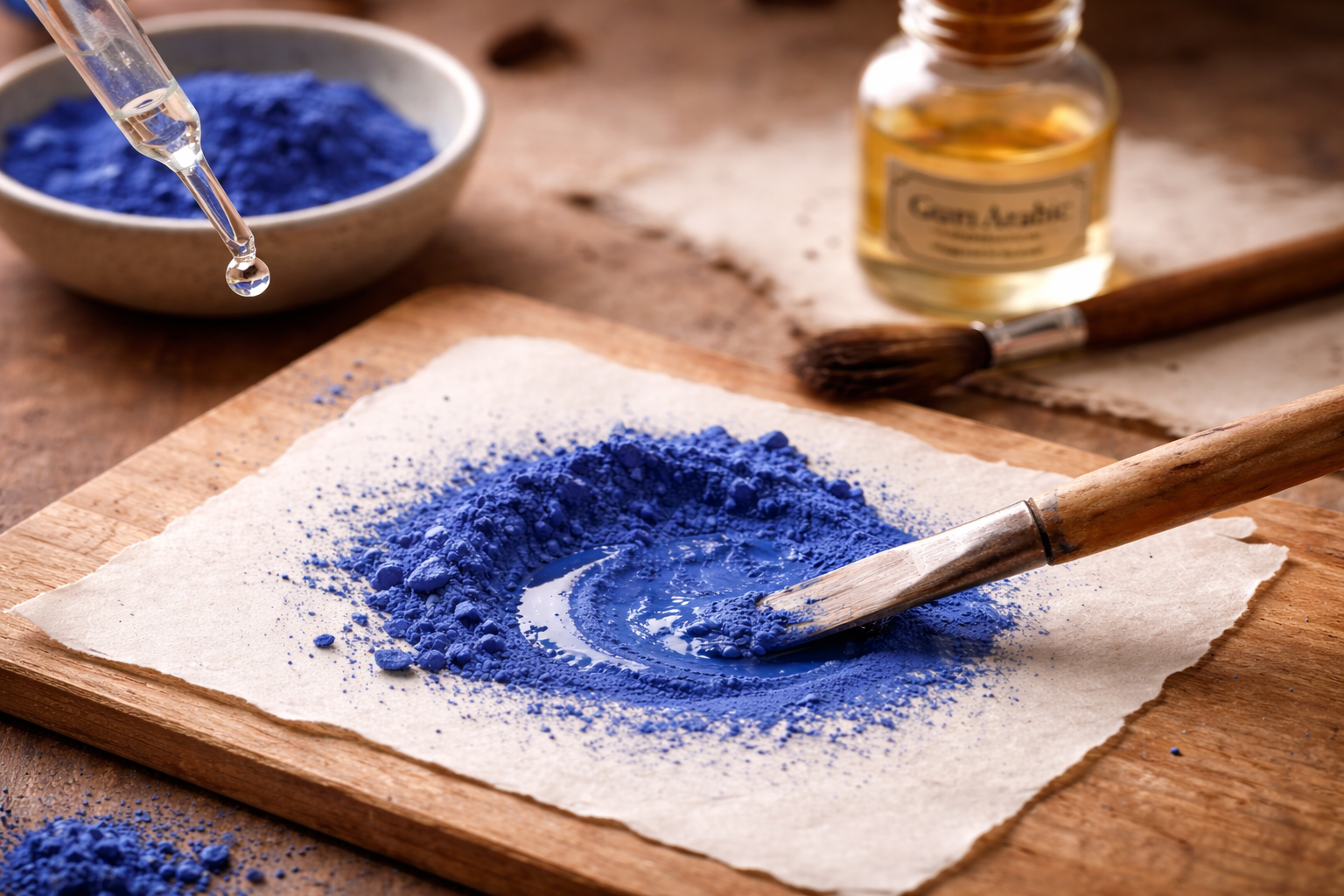 How to Make Watercolor Paint from Natural Pigment