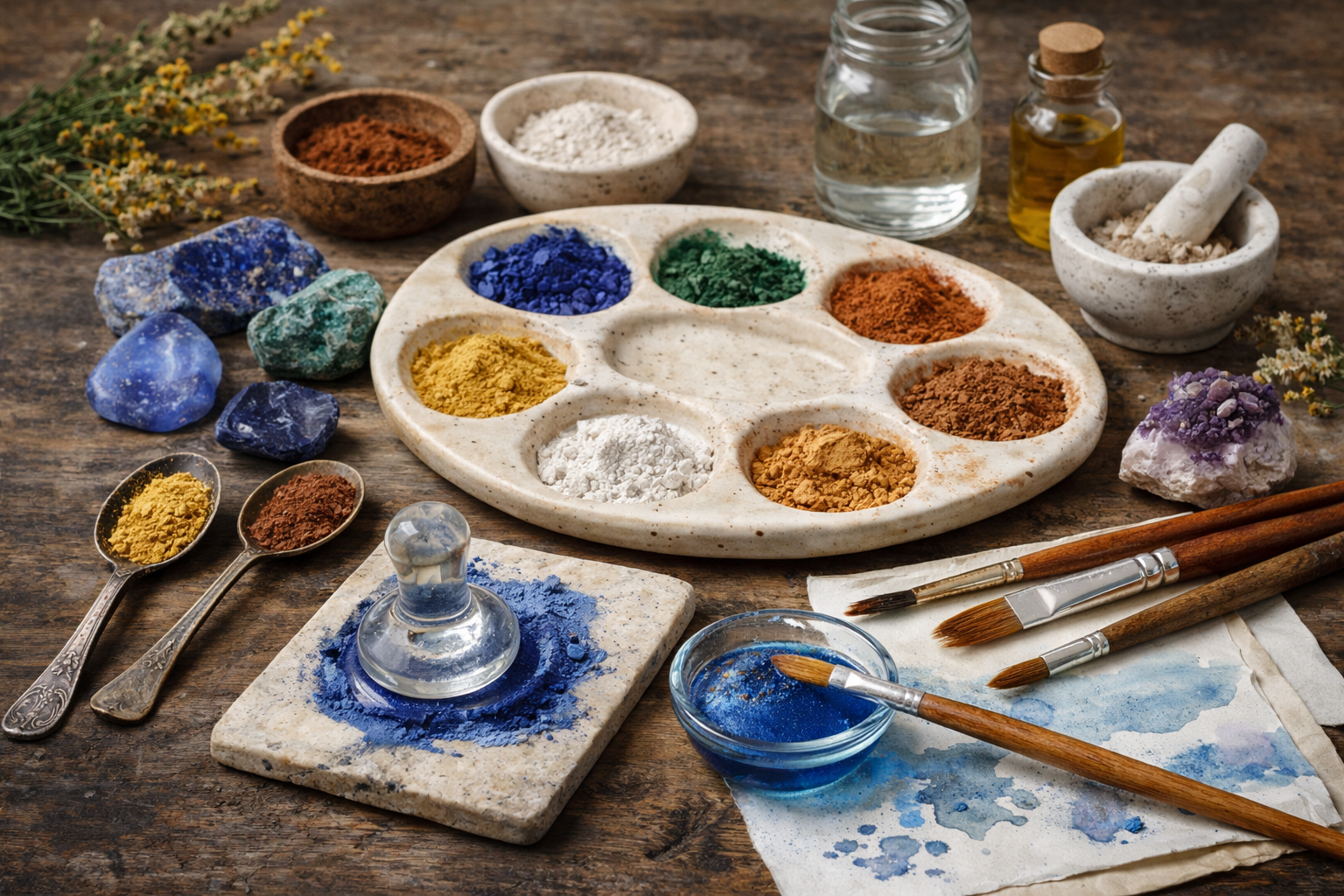 Painting with Natural Pigments