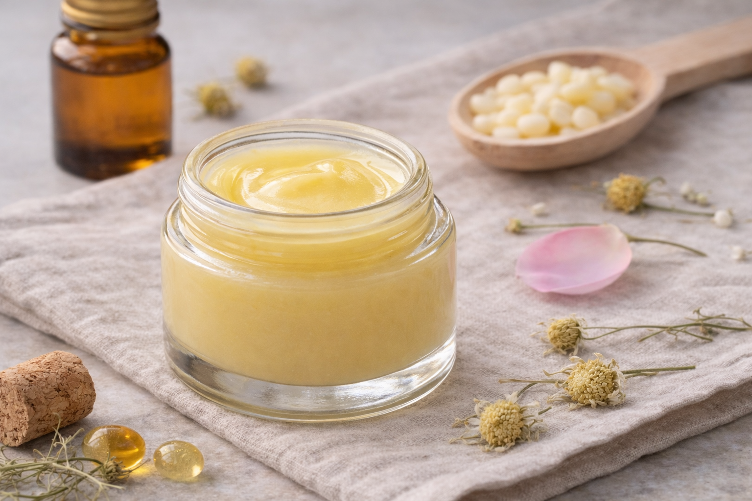 DIY Eye Balm (Using the Oils I Had)