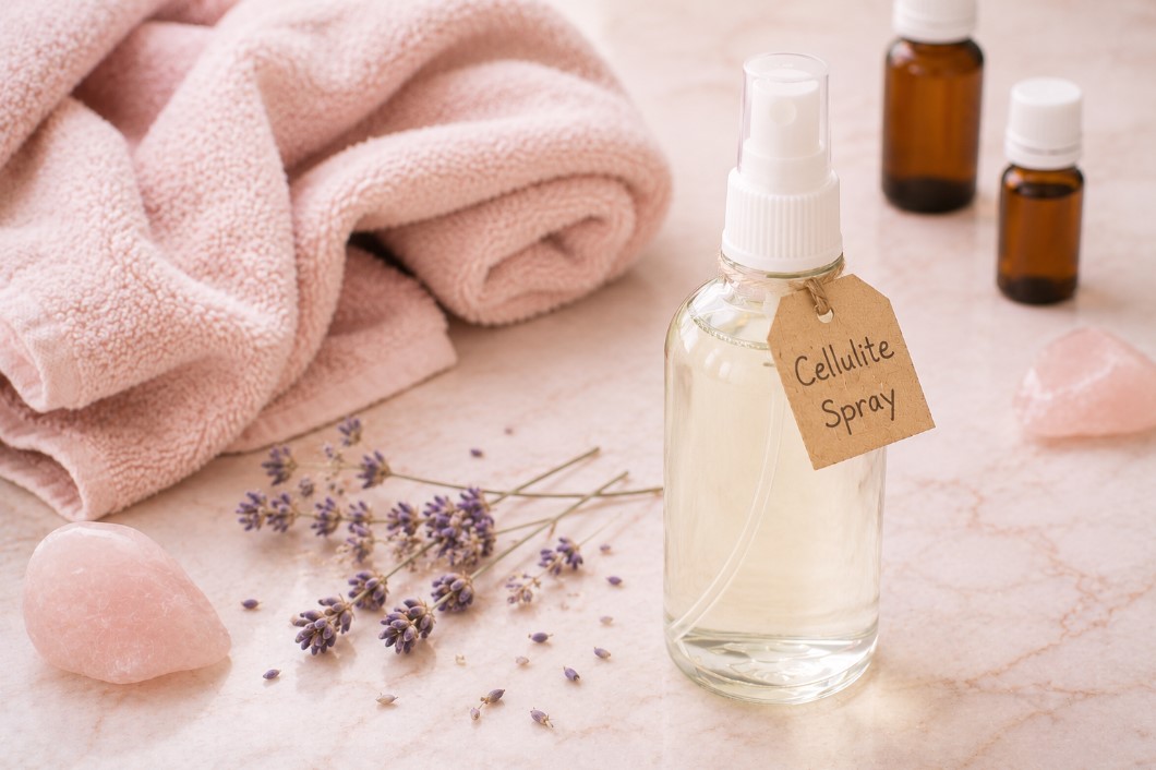 DIY Cellulite Spray Recipe with Caffeine and Essential Oils