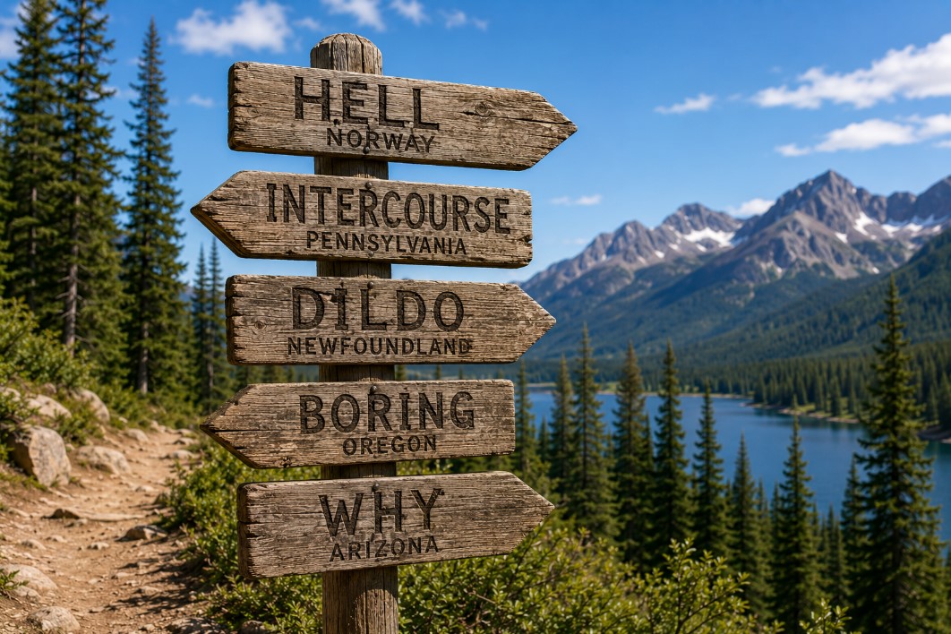 Travel Guide to Real Places with Unforgettable Funny Names