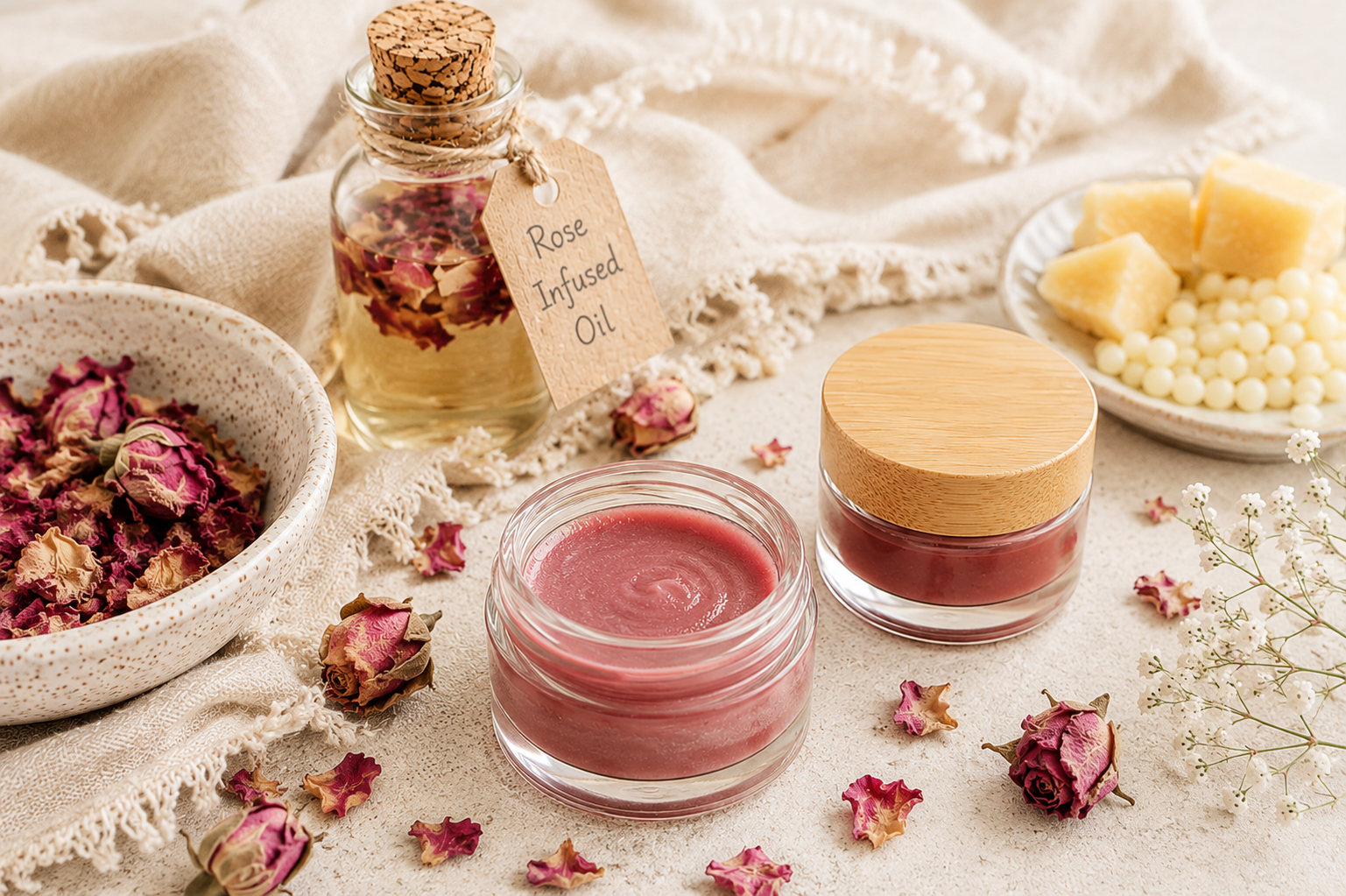 DIY Lip & Cheek Balm: A Simple Botanical Recipe